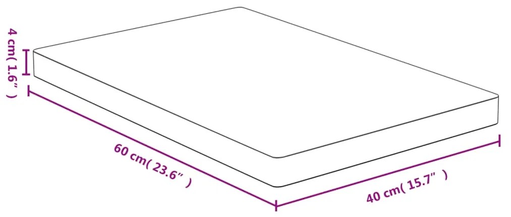 Σανίδα Κοπής 60 x 40 x 4 εκ. από Μπαμπού - Καφέ