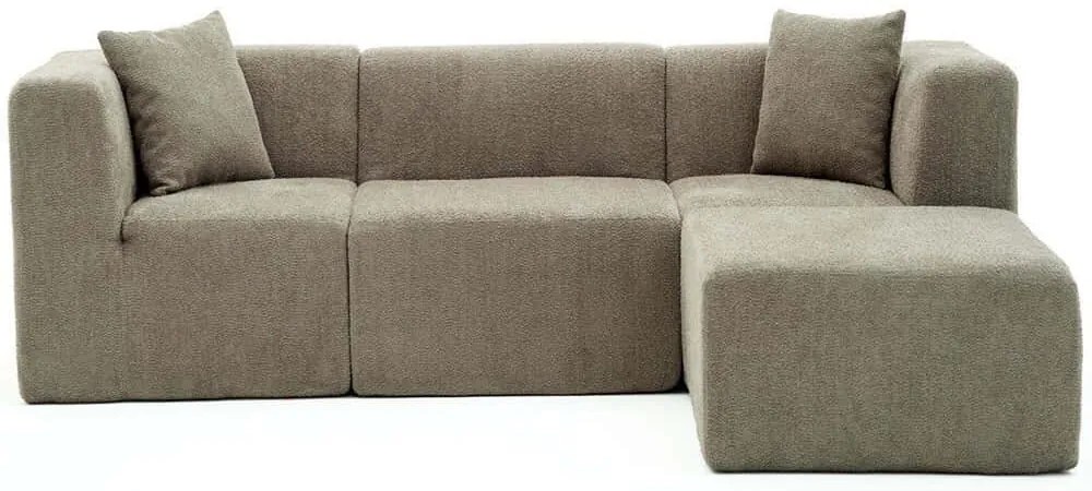 Καναπές Γωνιακός Raks 825BLC5264 245x165x70cm Grey