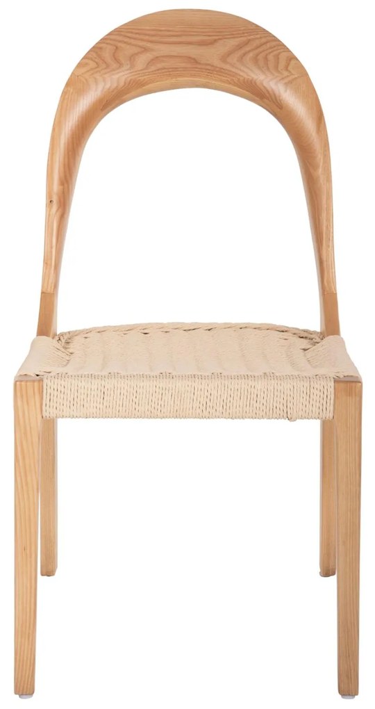 Καρέκλα C9876 Ξύλο Φράξινος και Paper Rope 47x52x86,5Υεκ. 47x52x86.5 εκ.