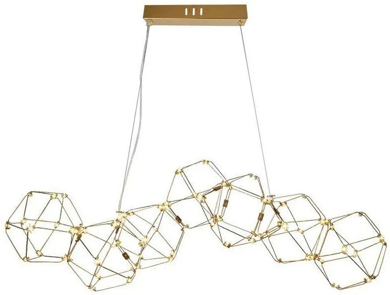 Κρεμαστό Φωτιστικό Οροφής LED 28W 230V 2700lm 360° IP20 Θερμό Λευκό Χρυσό 15339 VTAC-15339-Χρυσό 15339
