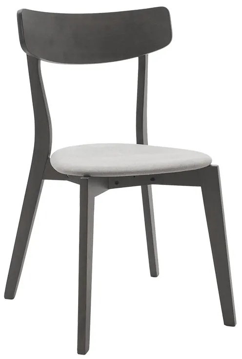 Tραπεζαρία Benson - Toto pakoworld σετ 5τμχ rustic grey - ύφασμα grey 80x80x75εκ (1 τεμάχια)