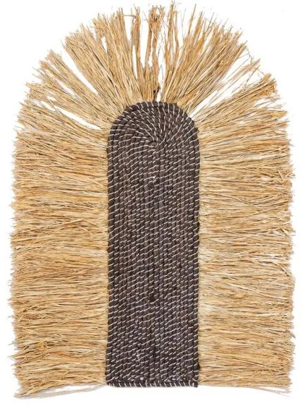Διακοσμητικό τοίχου Ramzon Inart sisal 84x65x2εκ 337-000034-337-000034-Καφέ 337-000034