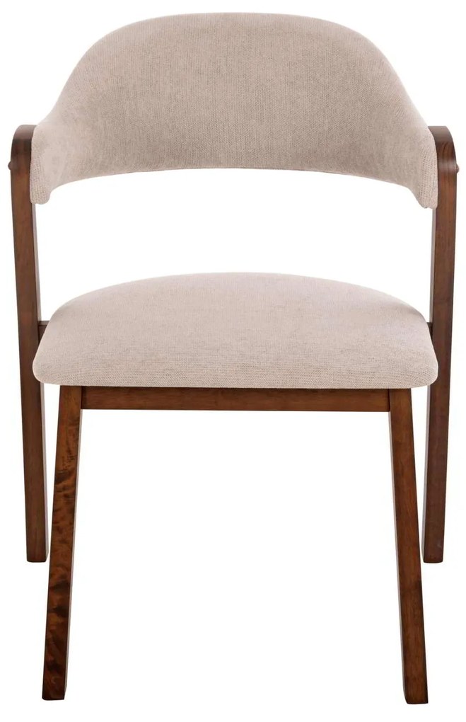 ΚΑΡΕΚΛΑ RIDER HM9734.02 RUBBERWOOD ΣΕ ΚΑΡΥΔΙ-ΥΦΑΣΜΑ ΕΚΡΟΥ 59x59x83Yεκ.