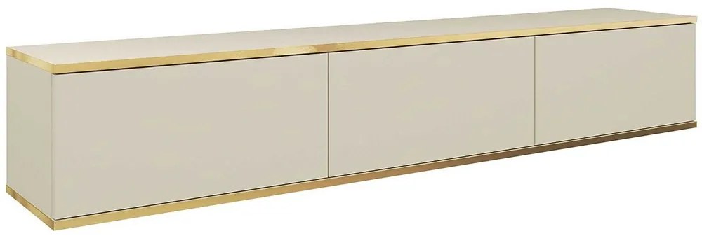 Έπιπλο Τηλεόρασης Κρεμαστό Oro P_ORO_BTVbz 175x30x32cm Beige-Gold
