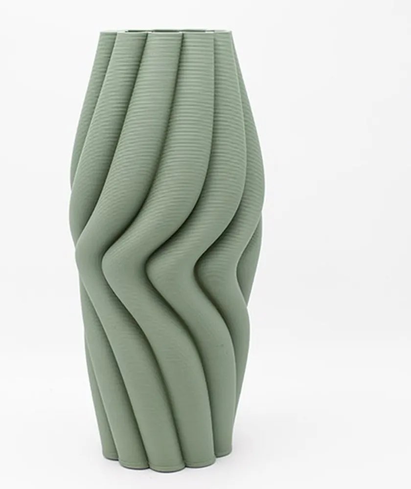 Βάζο Κεραμικό 819-00674 Φ17x41cm Green Estheti Home Κεραμικό