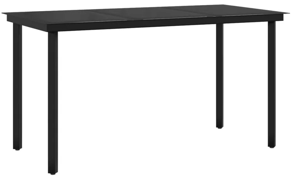 vidaXL Σετ Τραπεζαρίας Κήπου 7 Τεμαχίων Καφέ με Μαξιλάρια