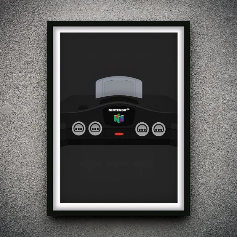 Πόστερ &amp; Κάδρο Nintendo 64 GM2315 30x40cm Εκτύπωση Πόστερ (χωρίς κάδρο)