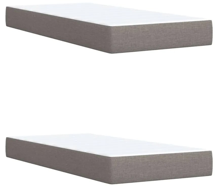 ΚΡΕΒΑΤΙ BOXSPRING ΜΕ ΣΤΡΩΜΑ TAUPE 200X200 ΕΚ. ΥΦΑΣΜΑΤΙΝΟ 3287560