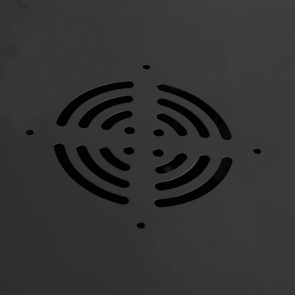 vidaXL Ντουλάπα δικτύου με αποθήκευση Μαύρο 53 x 45 x 30 εκ Ατσάλι