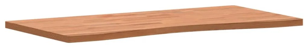 vidaXL Επιφάνεια Εργασίας 100x(45-50)x2,5 εκ. από Μασίφ Ξύλο Οξιάς