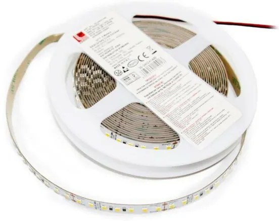 Adeleq Ταινία LED Λευκή Αυτοκόλλητη 5m 24VDC 2835 14.4W Και 140LED Ανά Μέτρο IP20 Θερμό 3000K 30-340241400