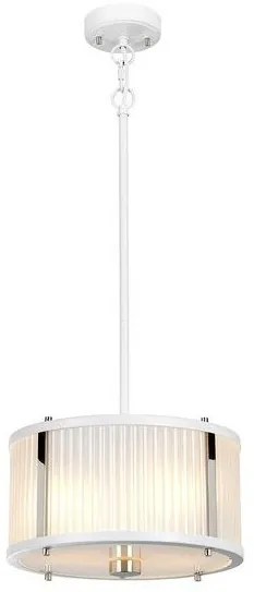 Κρεμαστό/Πλαφονιέρα Φωτιστικό Οροφής  2xE27 Corona Elstead Lighting-DL-CORONA-2P-WPN-Λευκό DL-CORONA-2P-WPN