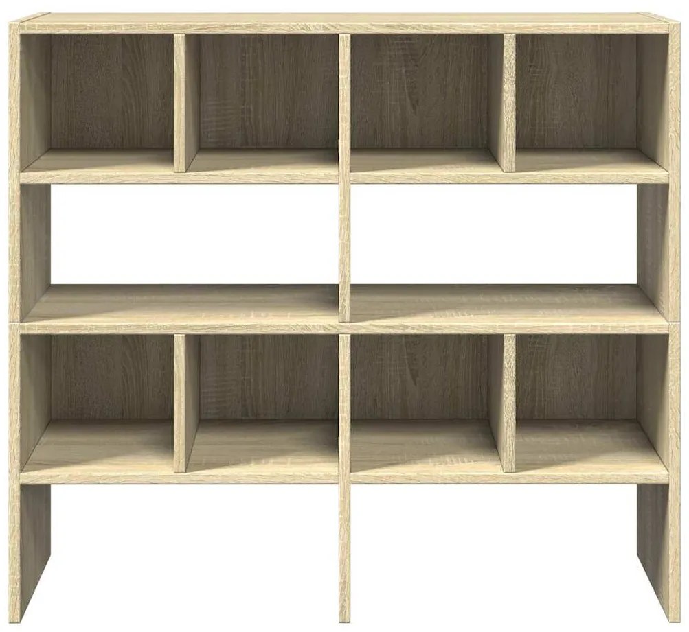 Ράφια παπουτσιών 2 τμχ στοιβαζόμενα Sonoma Oak 89,5x30x40 cm - Καφέ