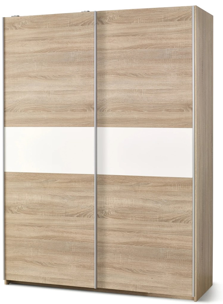 LIMA S1, color: sonoma oak / white DIOMMI V-PL-LIMA-S1-BIAŁY/SONOMA