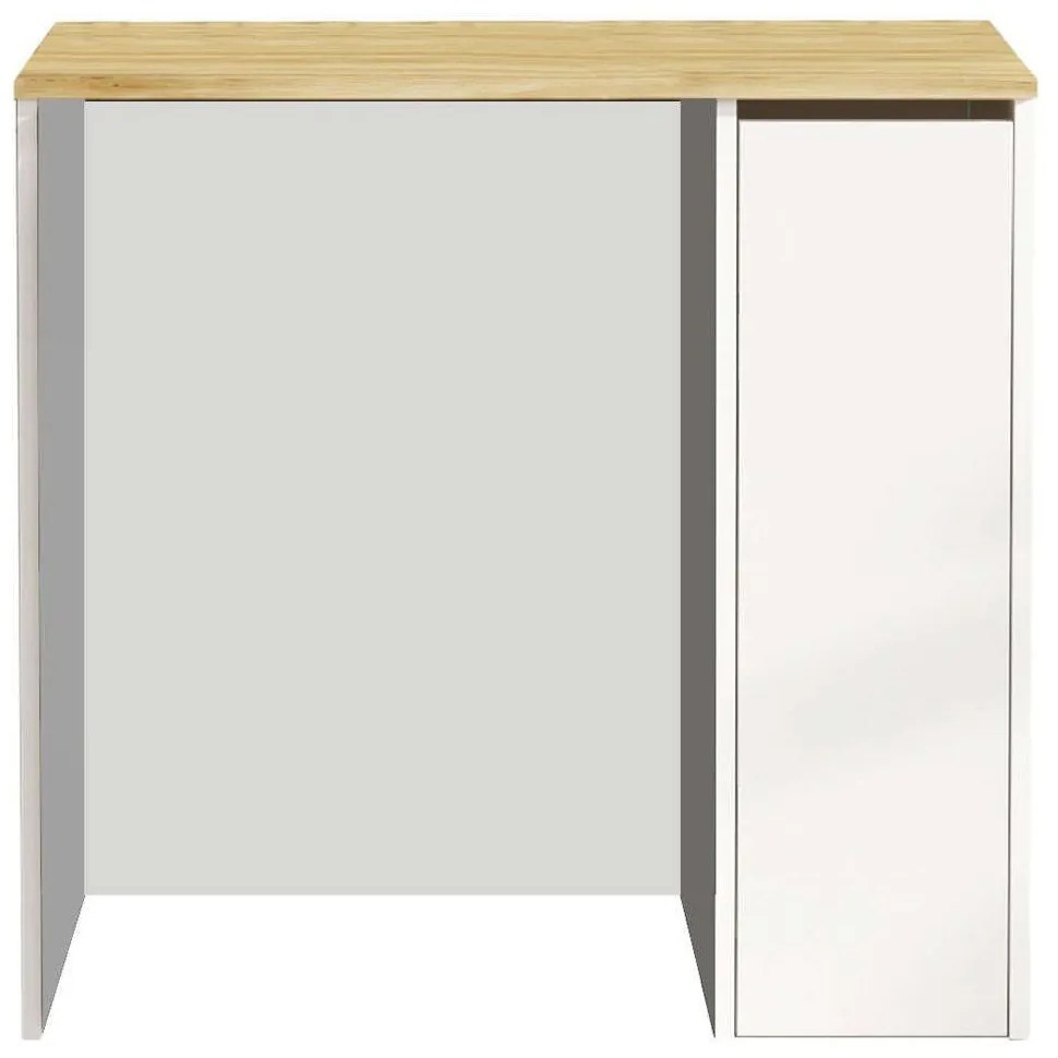 Έπιπλο Πλυντηρίου 956LCS2902 93,5x60x88,3cm White-Oak Μελαμίνη,Μέταλλο
