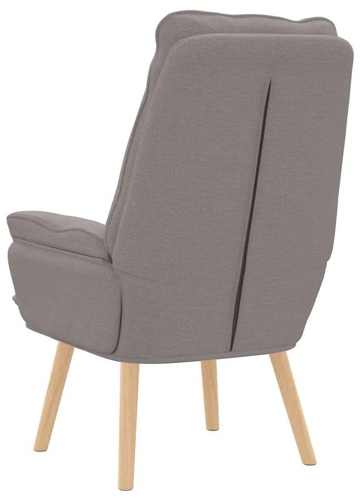 vidaXL Χαλαρωτική Πολυθρόνα Taupe 69 x 74 x 93 εκ. ύφασμα