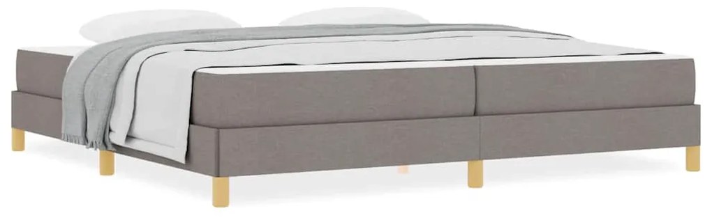 vidaXL Κρεβάτι με ελατήρια Ταμπά, Καφέ 200 x 200 cm