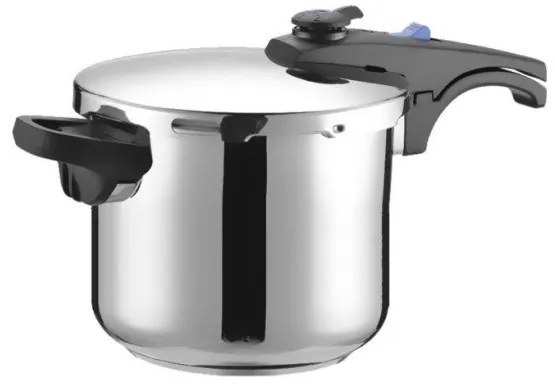 Χύτρα Ταχύτητας FASTCOOK 8L Φ24 INOX 304SS 18/10SS Hitense-FASTCOOK 8L-Inox FASTCOOK 8L