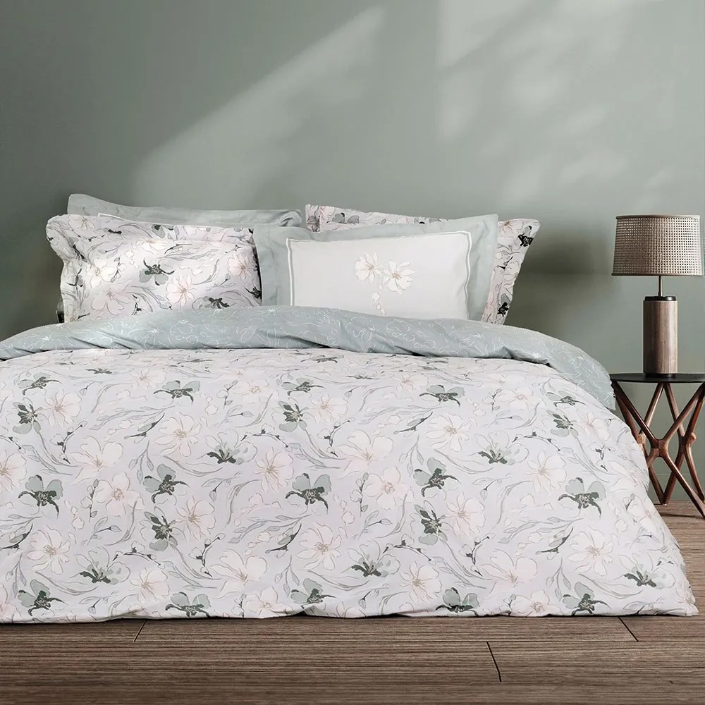 Παπλωματοθήκη Celeste (Σετ 3τμχ) Multi Nima Υπέρδιπλo 220x240cm 100% Βαμβάκι