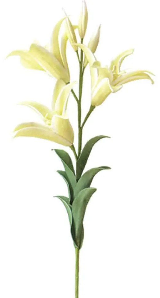 Τεχνητό Λουλούδι Λίλιουμ 00-00-1591-1 97cm Ecru Marhome Foam