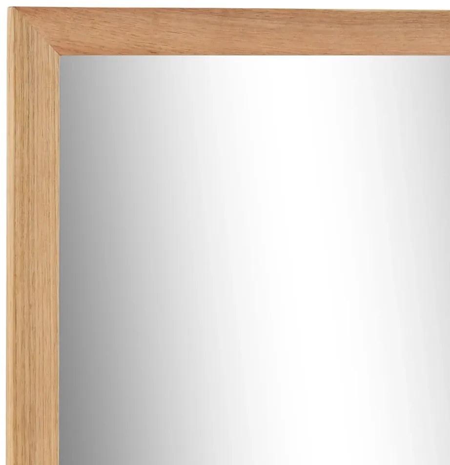 vidaXL Καθρέφτης Μπάνιου 60 x 12 x 62 εκ. από Μασίφ Ξύλο Καρυδιάς
