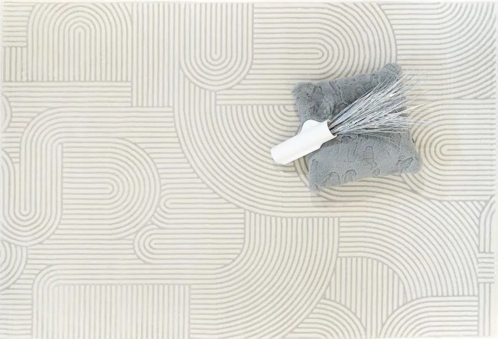 Χαλί Διαδρόμου (80x150) Ezzo Carolina E682B2A Light Grey