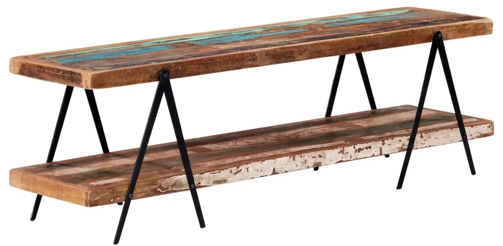 vidaXL Έπιπλο Τηλεόρασης 160 x 40 x 50 εκ. από Μασίφ Ανακυκλωμένο Ξύλο