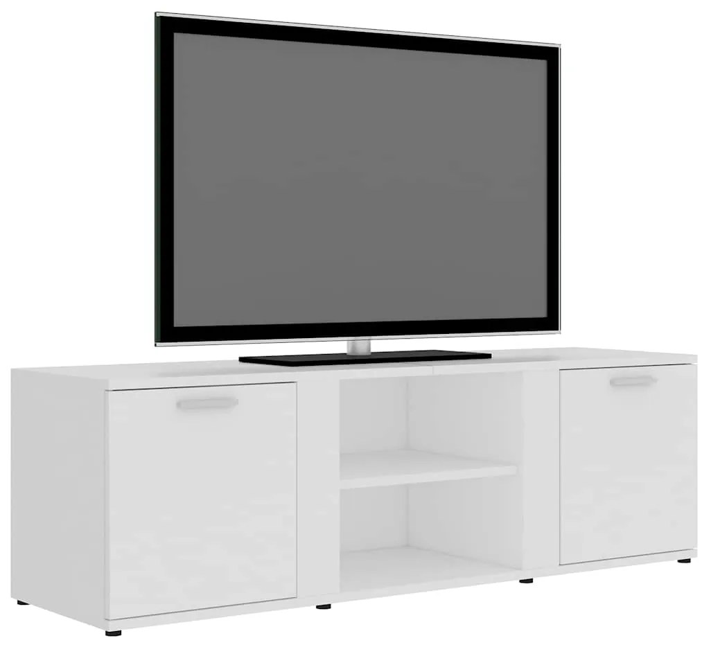 vidaXL Έπιπλο Τηλεόρασης Λευκό 120 x 34 x 37 εκ. από Επεξ. Ξύλο