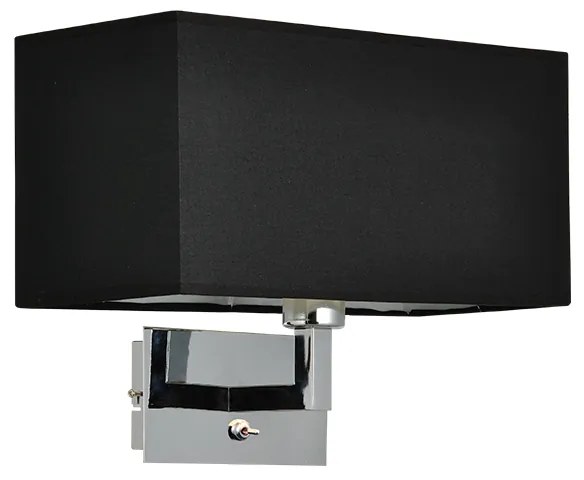 Φωτιστικό Επίτοιχο Aca V29232WBC TITCHIANO Μαύρο Ματ (Black Mat)