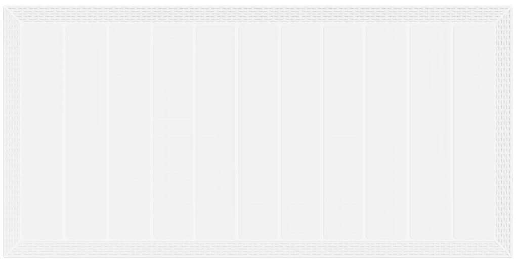 vidaXL Σετ Τραπεζαρίας Κήπου 7 pcs Λευκό 200 x 100 x 73 εκ.
