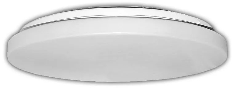 Adeleq Led Πλαφονιέρα Pc Στρογγυλή Φ390Mm 32W 4000Κ Ip20 Λευκή 21-19321
