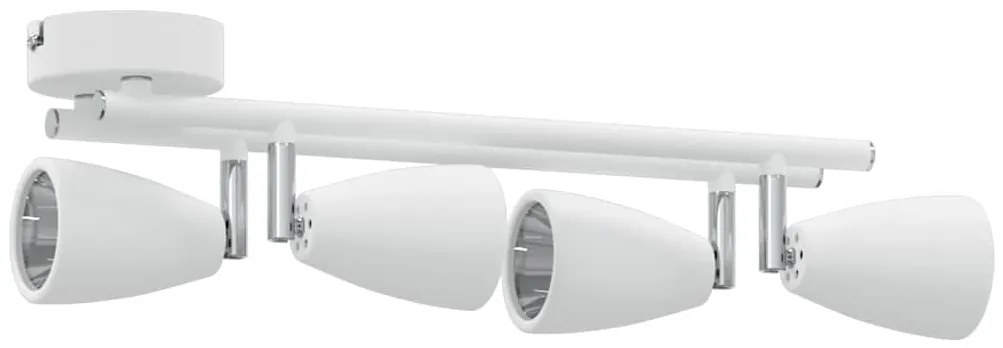 vidaXL Σποτ οροφής Λευκό 69.5 x 12.5 x 10.5 εκ. Ατσάλι