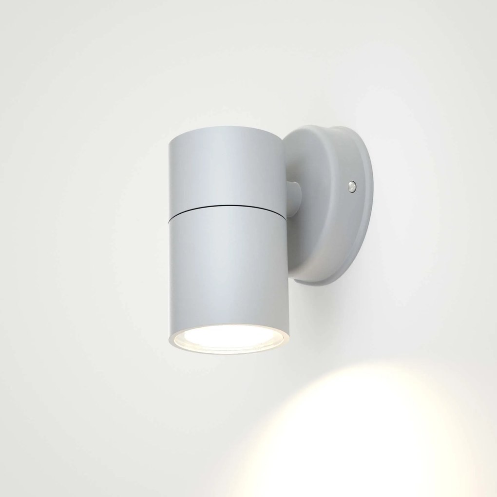 Φωτιστικό τοίχου Eklutna 1xGU10 Outdoor Wall Lamp Grey D:11.3cmx11.3cm (80200534) - 80200534 - 80200534