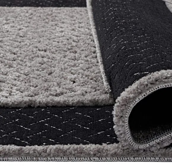 Beauty Home Χαλί Noir Art 9436 133x190 Black Μαύρο 133x190