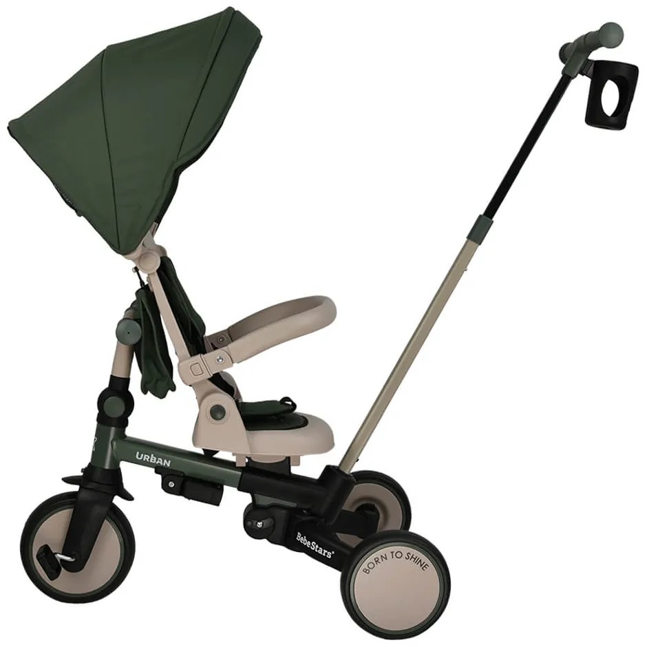 Ποδηλατάκι τρίκυκλο 7 σε 1 Urban Forest Green Bebe Stars