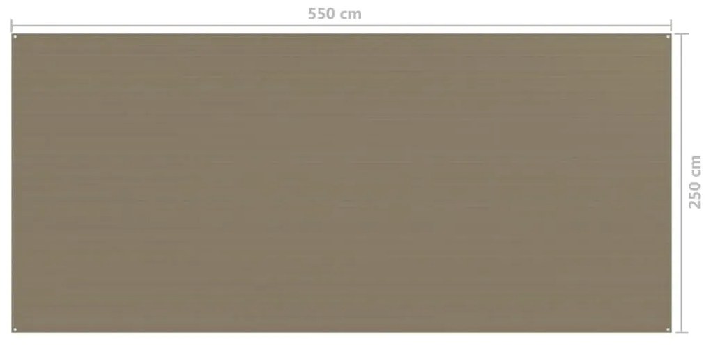 Χαλί Σκηνής Taupe 250 x 550 εκ.