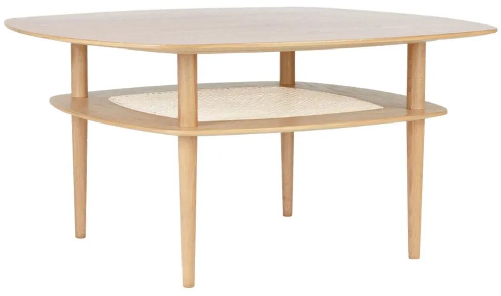 Τραπέζι Καφέ Together S.Square 5522 100x100x51.6 Oak Umage