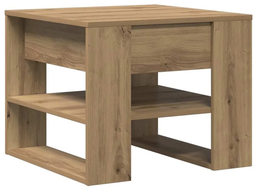 vidaXL Τραπεζάκι σαλονιού Artisan Oak 55,5x55x45cm Κατασκευασμένο ξύλο