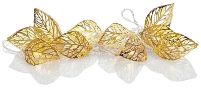 Χριστουγεννιάτικα φωτάκια LED μπαταρίας - Leaves - 3m/20LED - 272374-272374