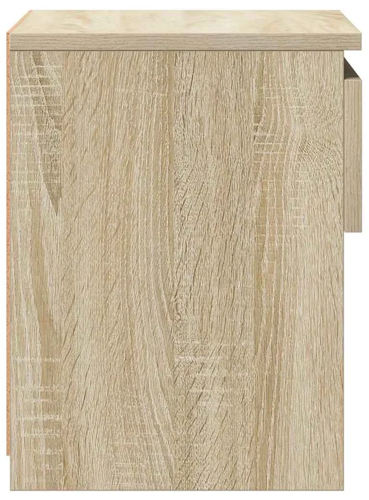vidaXL Κομοδίνα 2 τεμ. Sonoma Δρυς 40 x 30 x 39 εκ. από Επεξ. Ξύλο