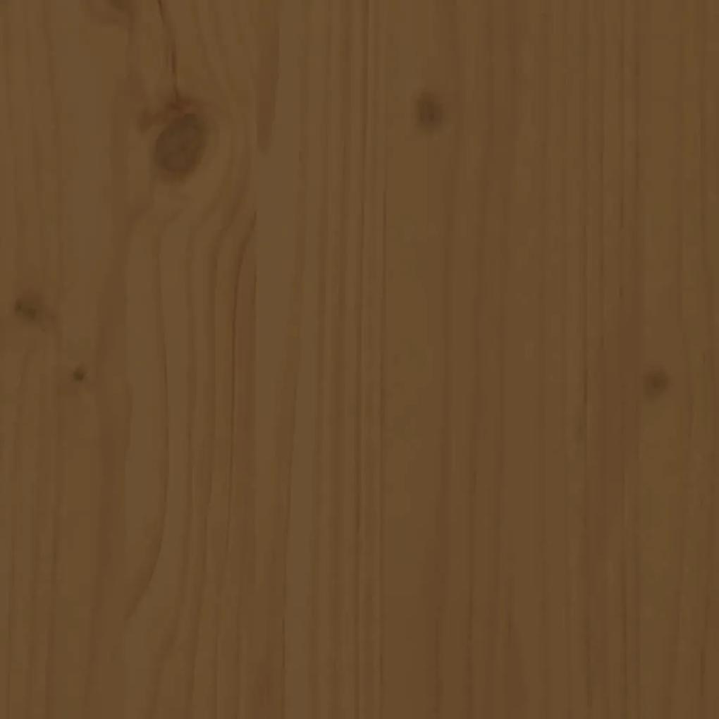 Ζαρντινιέρα Μελί 82,5 x 40 x 39 εκ. από Μασίφ Ξύλο Πεύκου - Καφέ