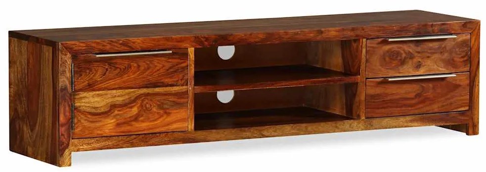 vidaXL Έπιπλο Τηλεόρασης 120 x 30 x 30 εκ. από Μασίφ Ξύλο Ακακίας