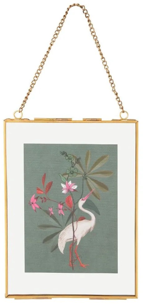 Κορνίζα Τοίχου Με Αλυσίδα 51091001 S 14x20cm Gold Pip Studio Metal, Glass
