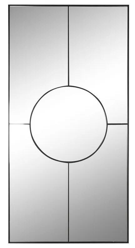 Τοίχο καθρέφτη Home ESPRIT Μαύρο 90 x 2 x 180 cm