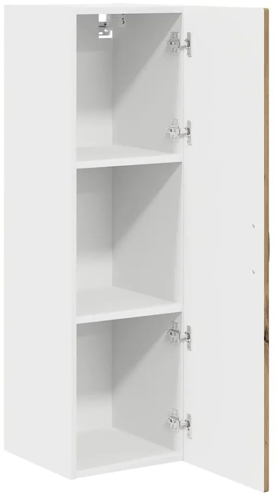 vidaXL Κρεμαστό ντουλάπι κουζίνας Artisan Oak 30 x 31 x 100 εκ.