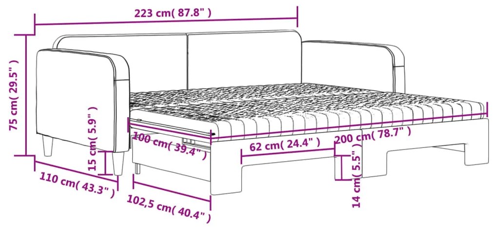 ΚΑΝΑΠΕΣ ΚΡΕΒΑΤΙ ΣΥΡΟΜΕΝΟΣ TAUPE 100X200ΕΚ. ΥΦΑΣΜΑΤΙΝΟΣ ΣΤΡΩΜΑΤΑ 3196842