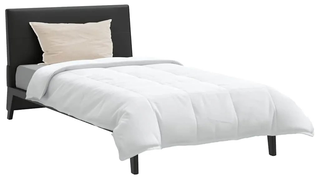 vidaXL Σετ Κουβέρτας με μαξιλάρι 2 pcs Λευκό 140 x 220 cm Πούπουλο