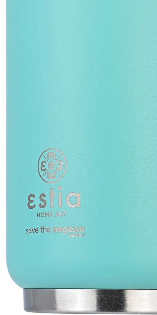 Ποτήρι Θερμός Travel Cup Save The Aegean Bermuda Green 300ml - Estia