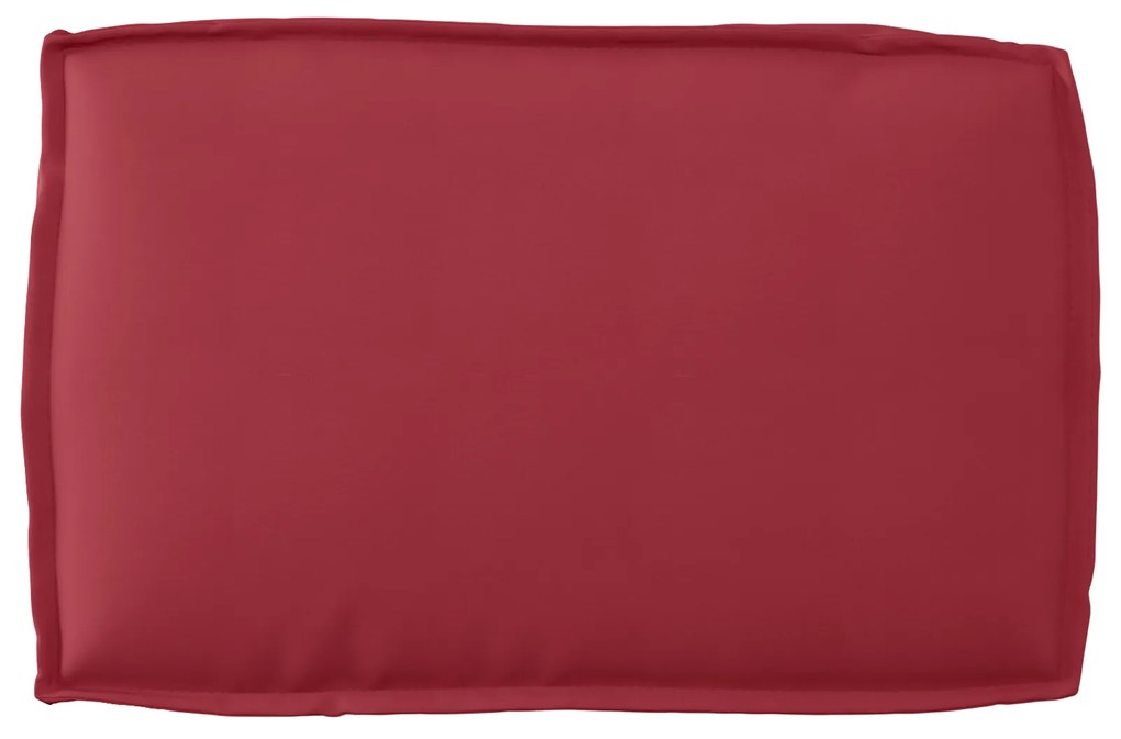 vidaXL Σετ Μαξιλαριών Παλέτας 2 Τεμαχίων Wine Red Oxford Fabric