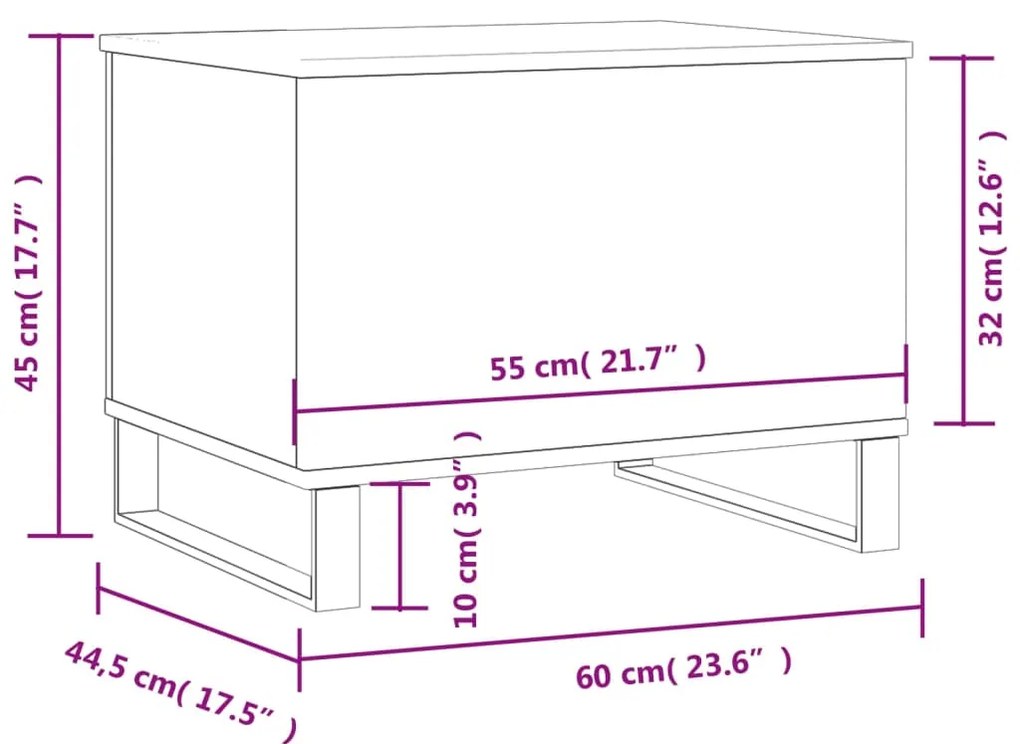 ΤΡΑΠΕΖΑΚΙ ΣΑΛΟΝΙΟΥ ΚΑΦΕ ΔΡΥΣ 60X44,5X45 ΕΚ. ΕΠΕΞΕΡΓΑΣΜΕΝΟ ΞΥΛΟ 830963